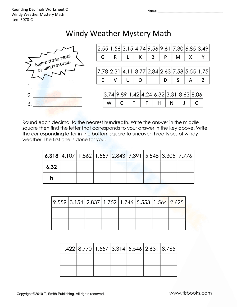 Practice Rounding Decimals with this Comprehensive Worksheet - Page 2