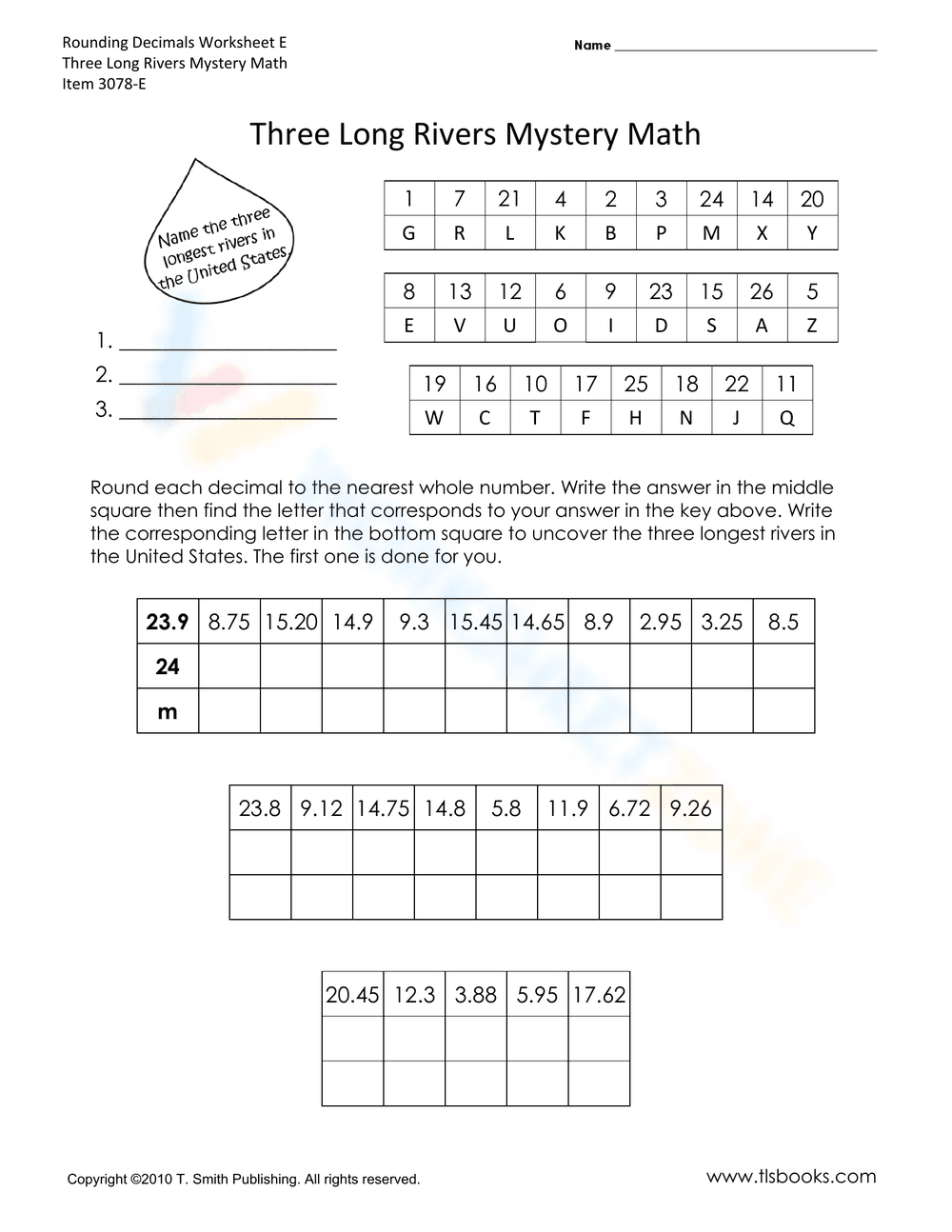 Practice Rounding Decimals with this Comprehensive Worksheet - Page 4