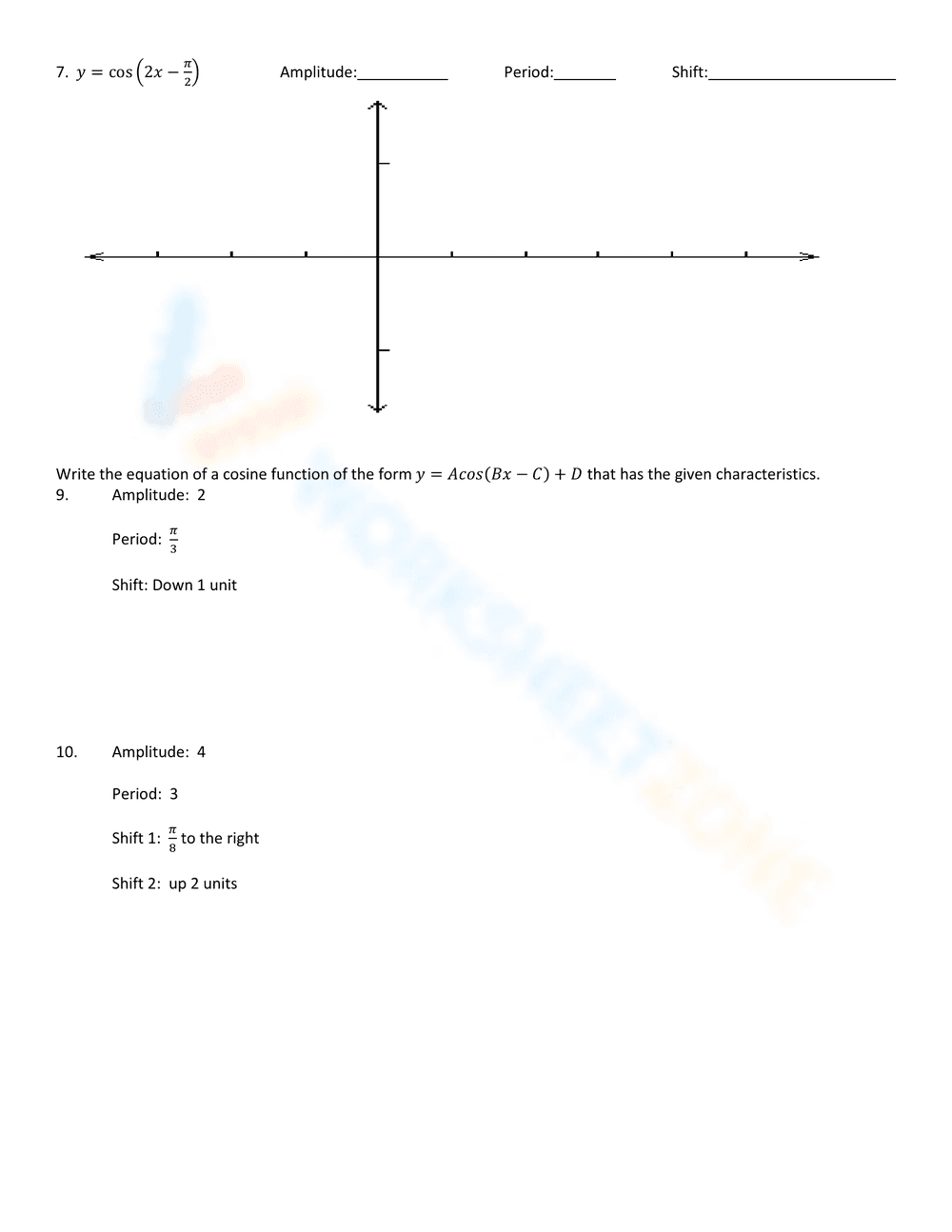 Practice Function Operations - Page 3