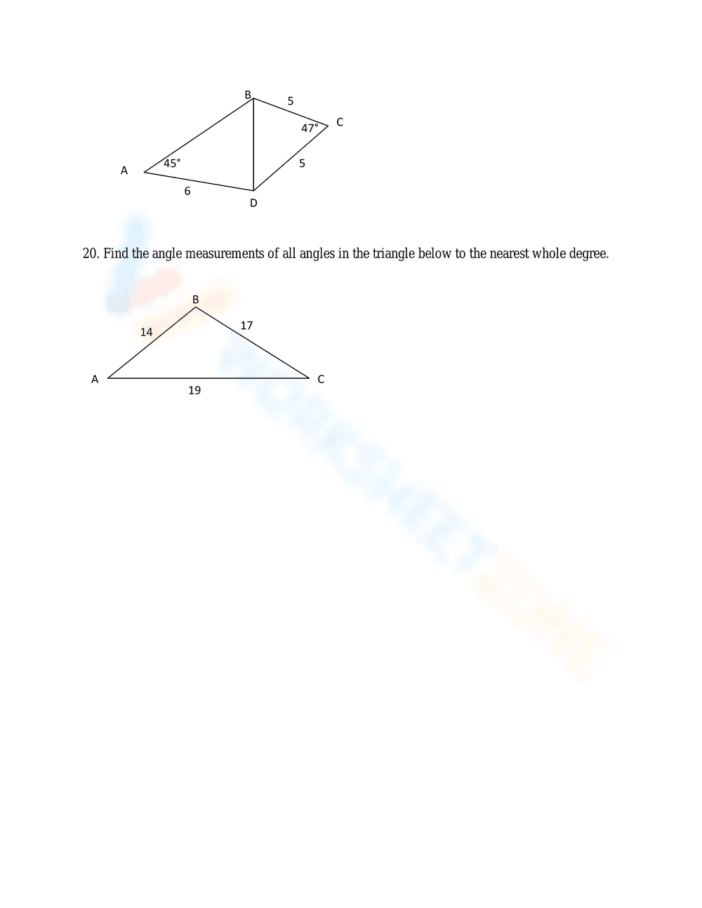 Apply the Law of Cosines - Page 5