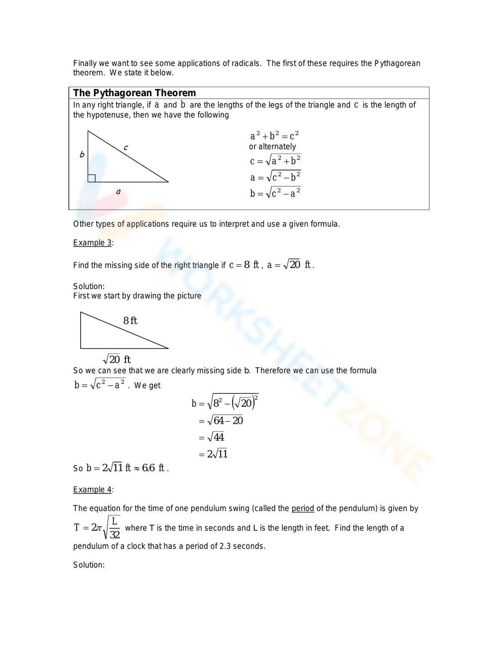 Solving Radical Equations - Page 5