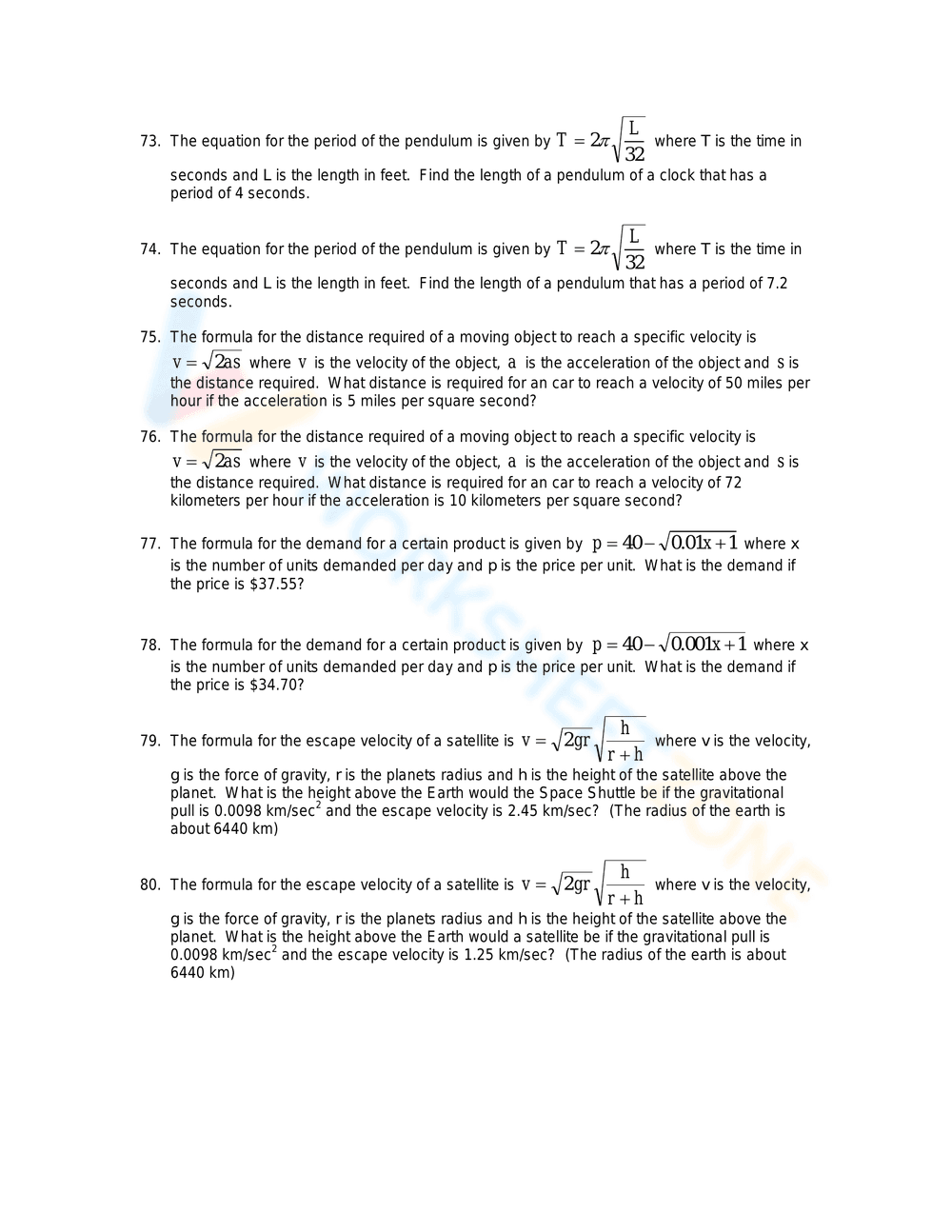 Solving Radical Equations - Page 8