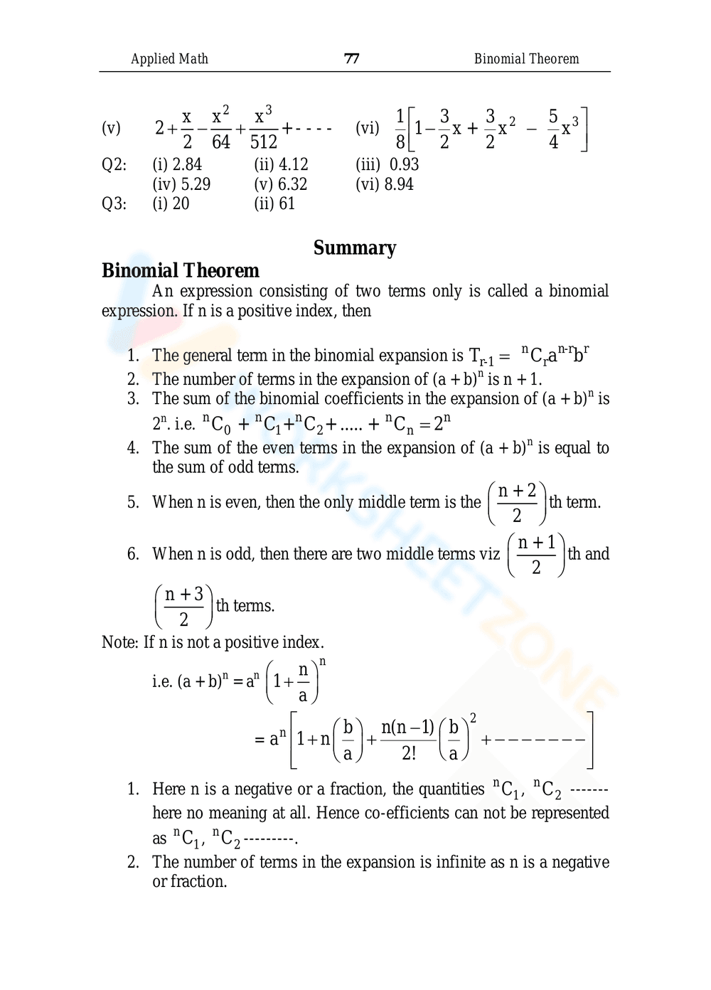 Binomial Theorem Worksheet: Practice and Application - Page 16