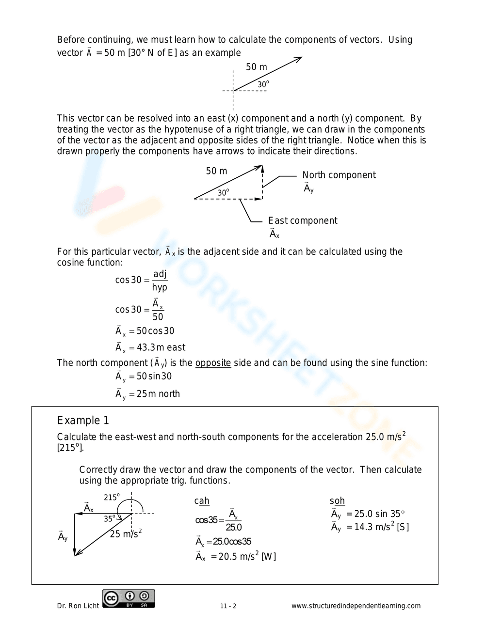 Vector Addition Components Practice - Page 2
