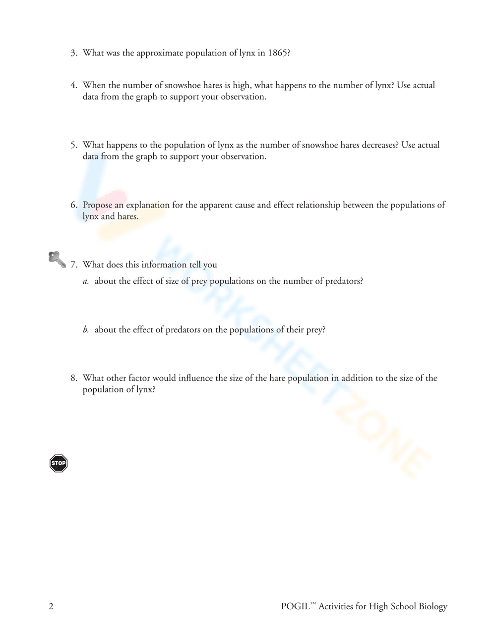 Ecological Relationships: Updated Worksheet - Page 2