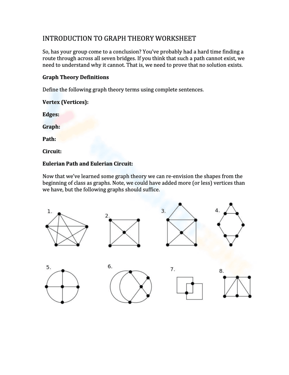 A Basic Introduction to Graph Theory Concepts - Page 2