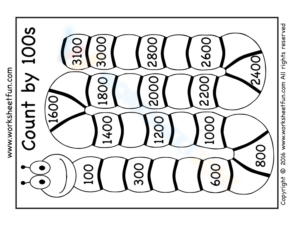 Counting by 100 - Page 1