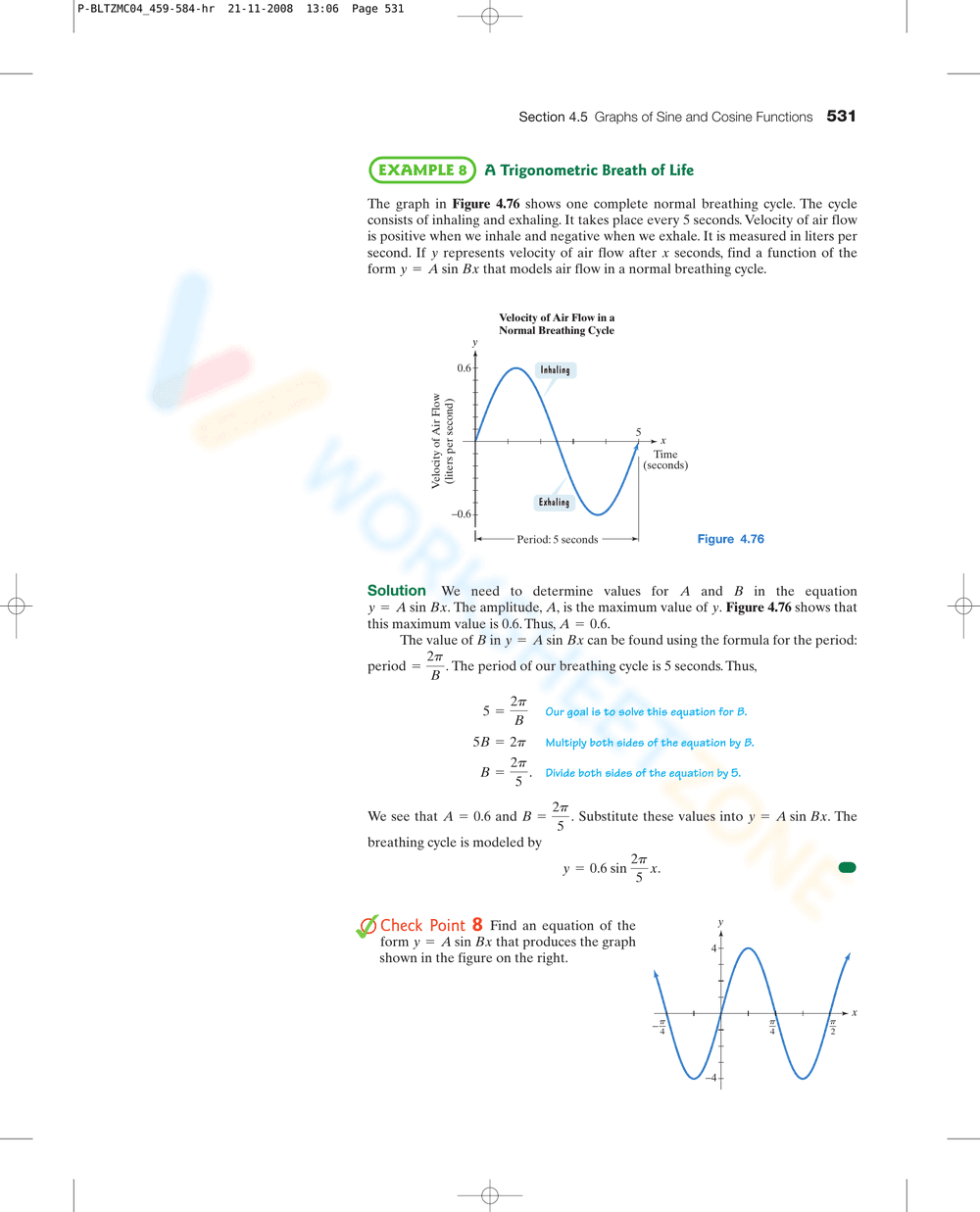 Graphs of Sine and Cosine Functions - Page 17