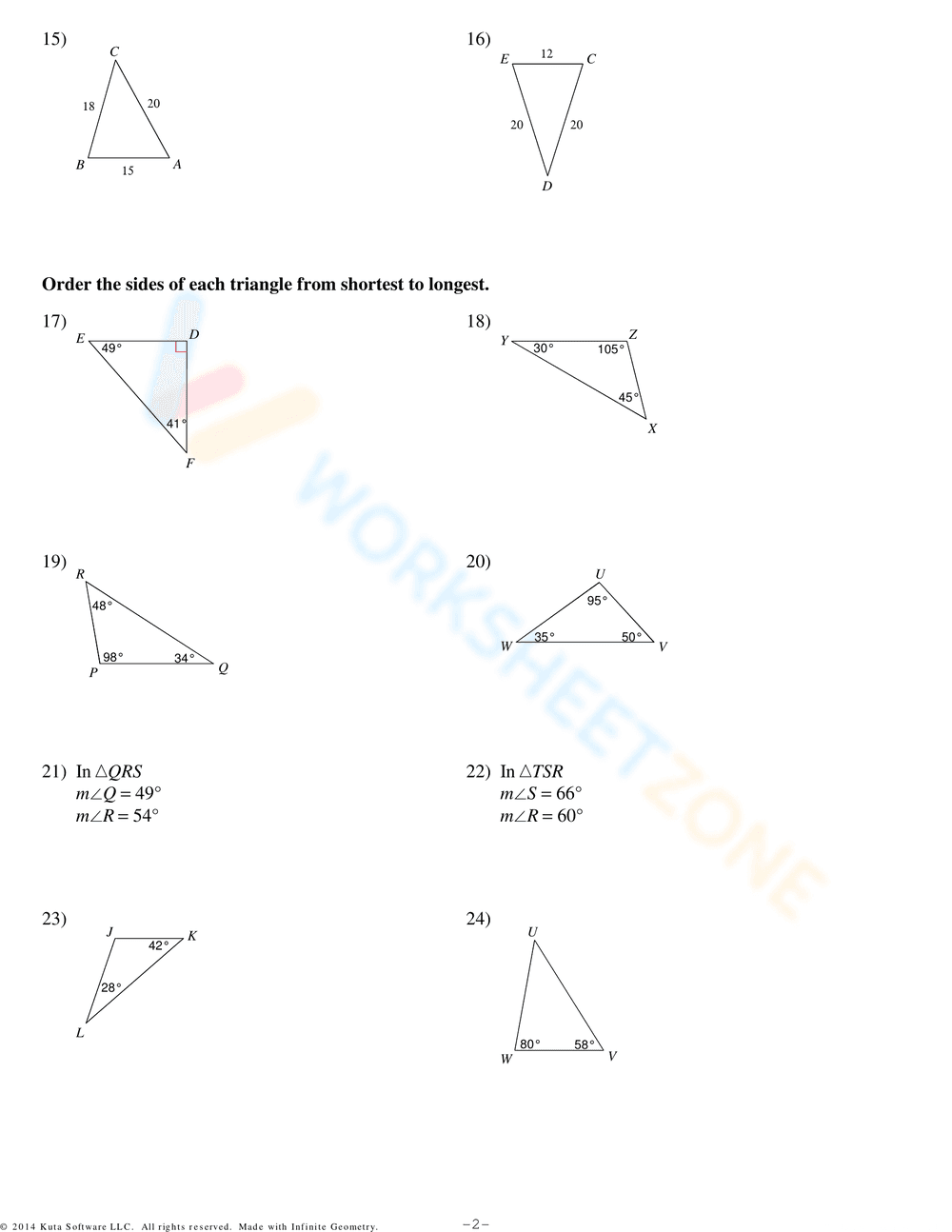 Triangle Inequality Theorem - Page 2