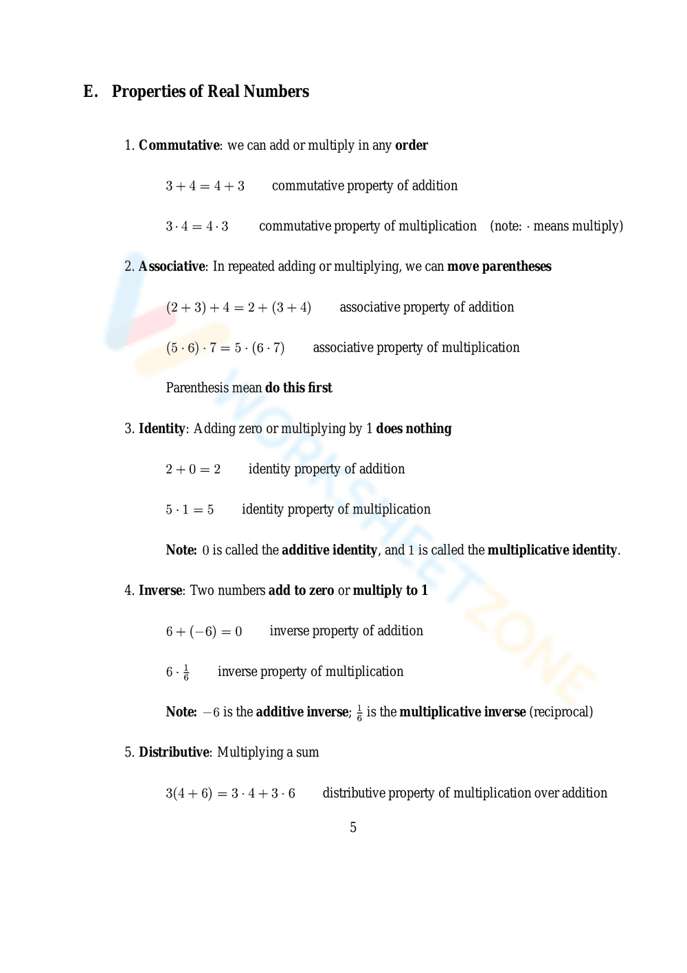 Exploring Real Numbers - Page 5