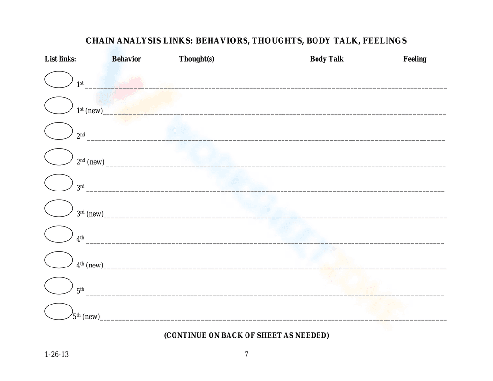 Detailed Chain Analysis - Page 6