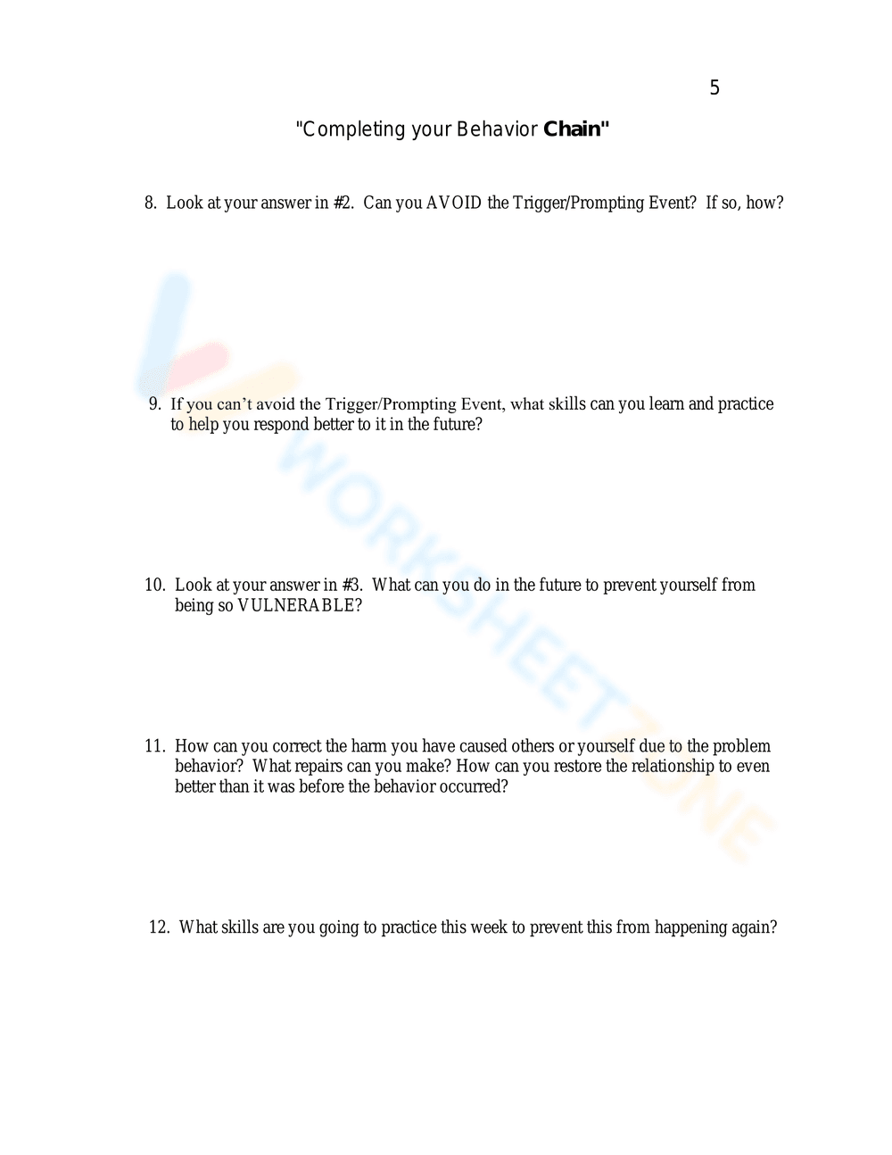 Updated Behavioral Analysis Worksheet - Page 5