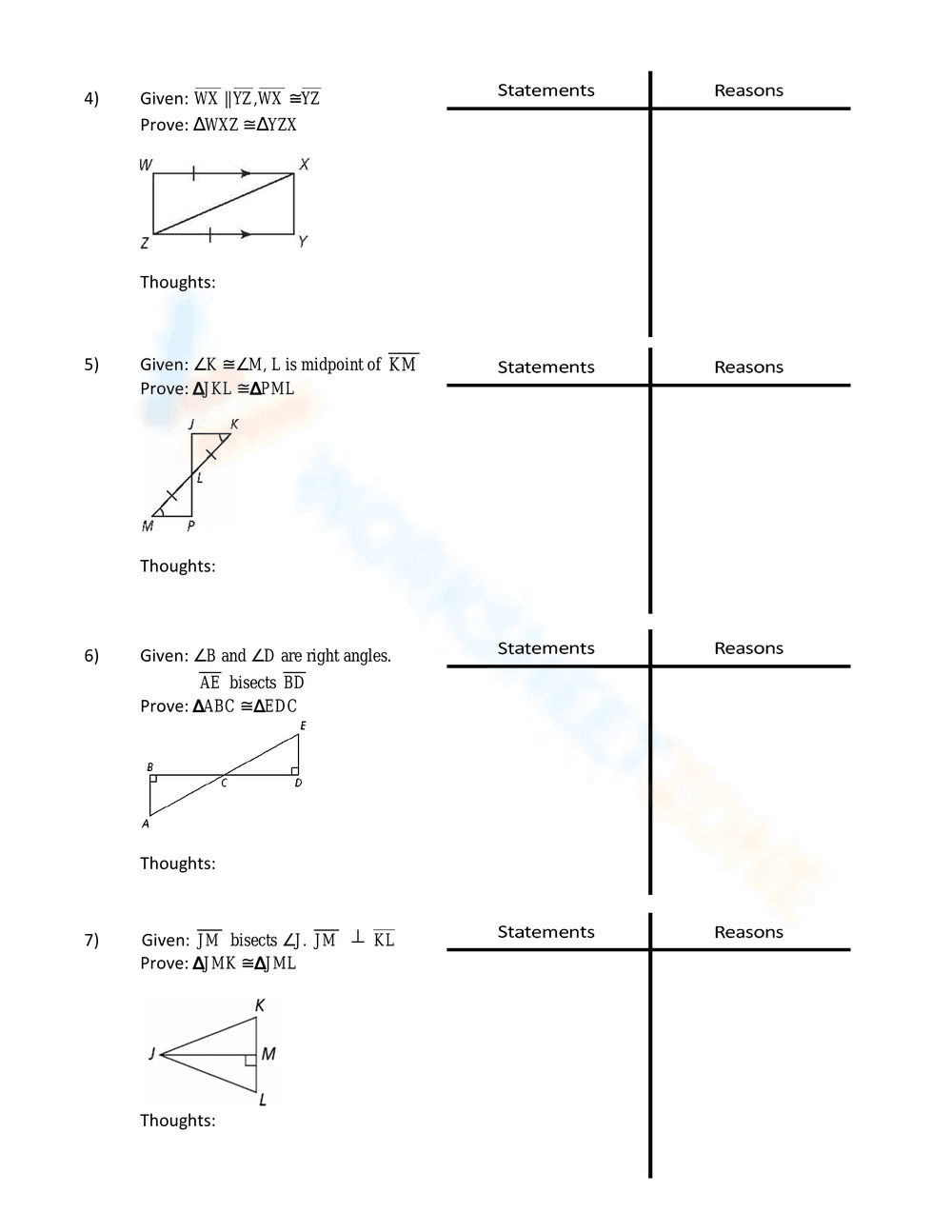 Proofs for Triangle Congruence - Page 2