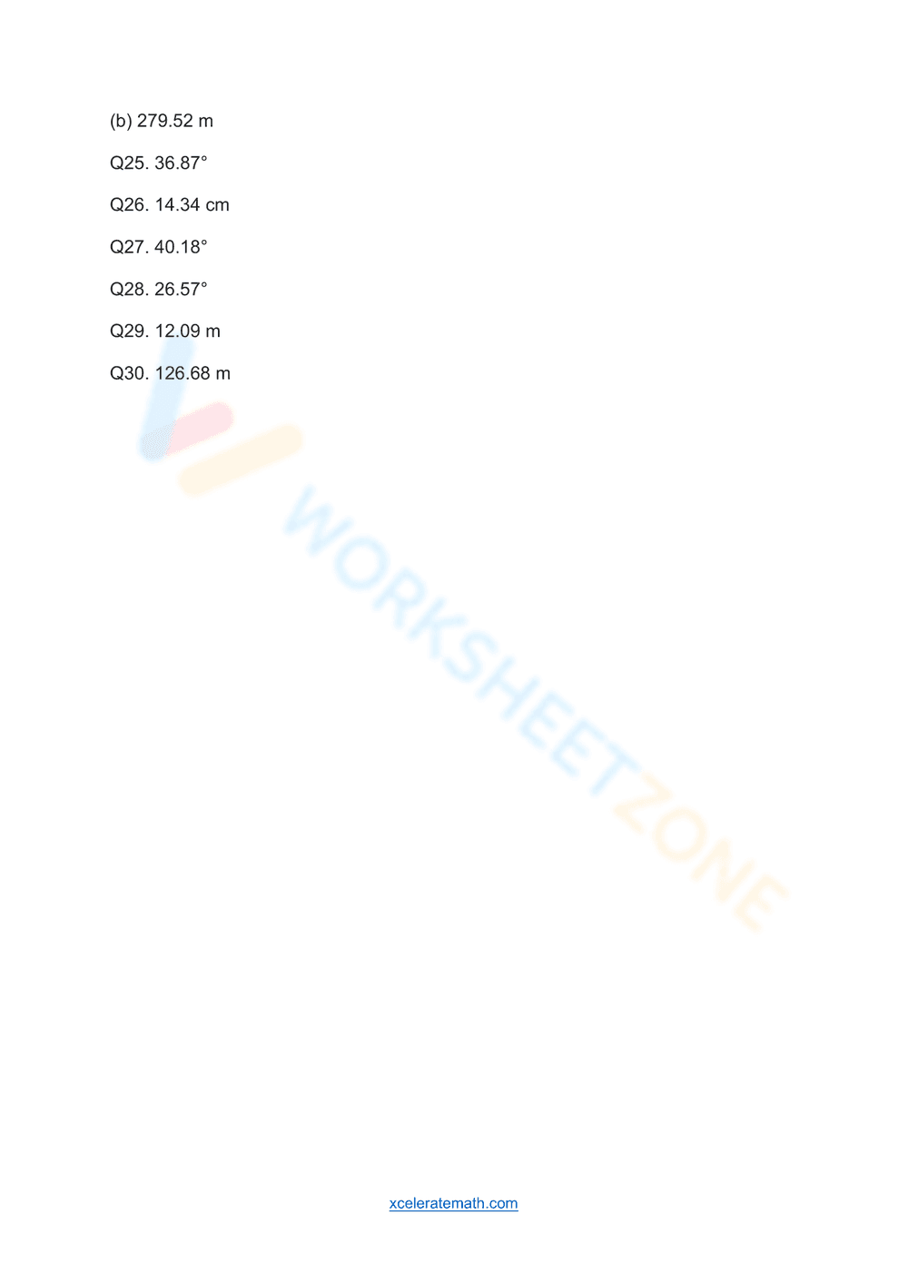 Trigonometry: Angles of Elevation and Depression Worksheet - Page 5