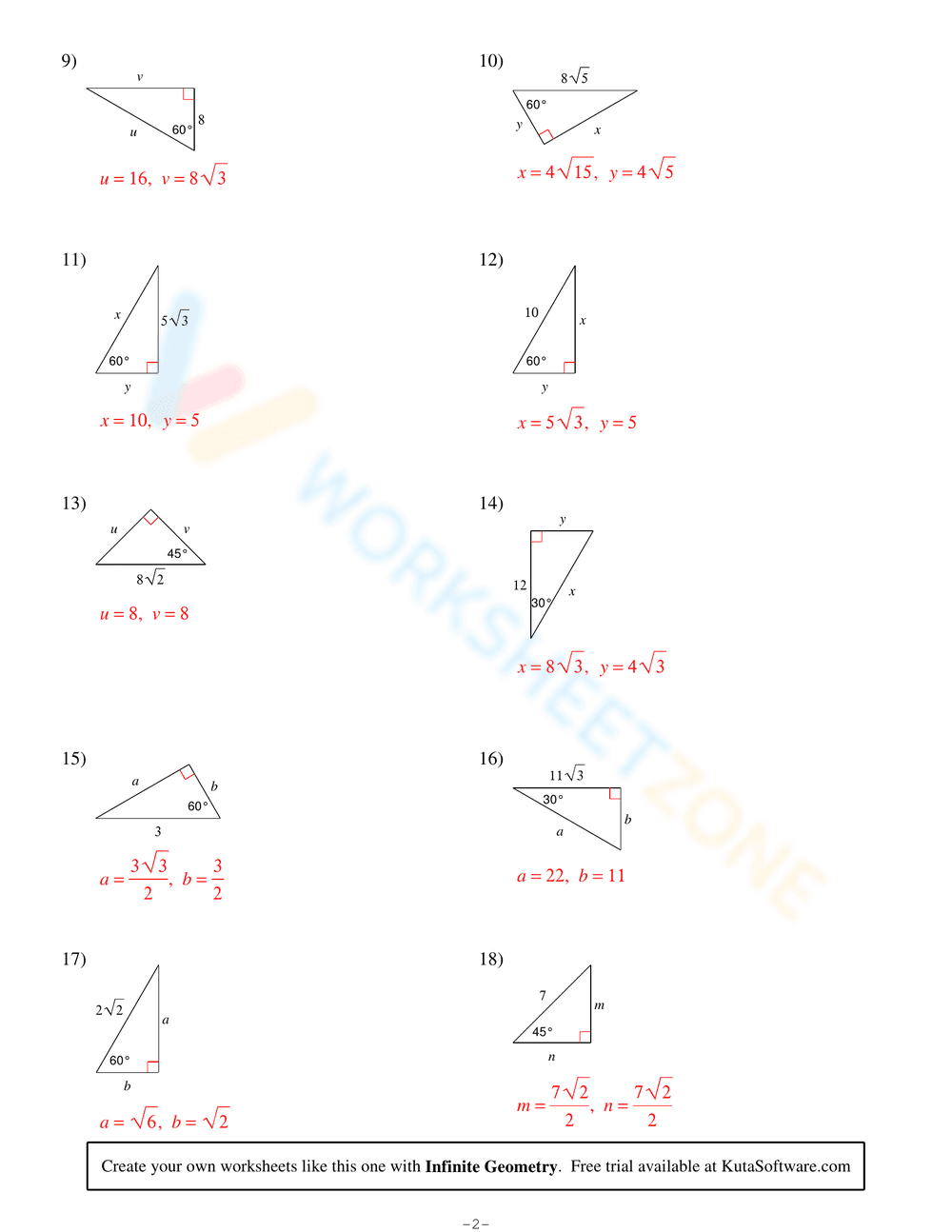 Mastering Special Right Triangles: A Comprehensive Guide - Page 4