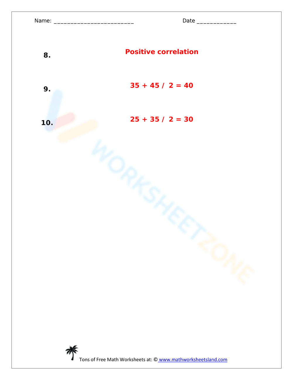 Scatter Plots and Line of Best Fit - Worksheet 1 - Page 4
