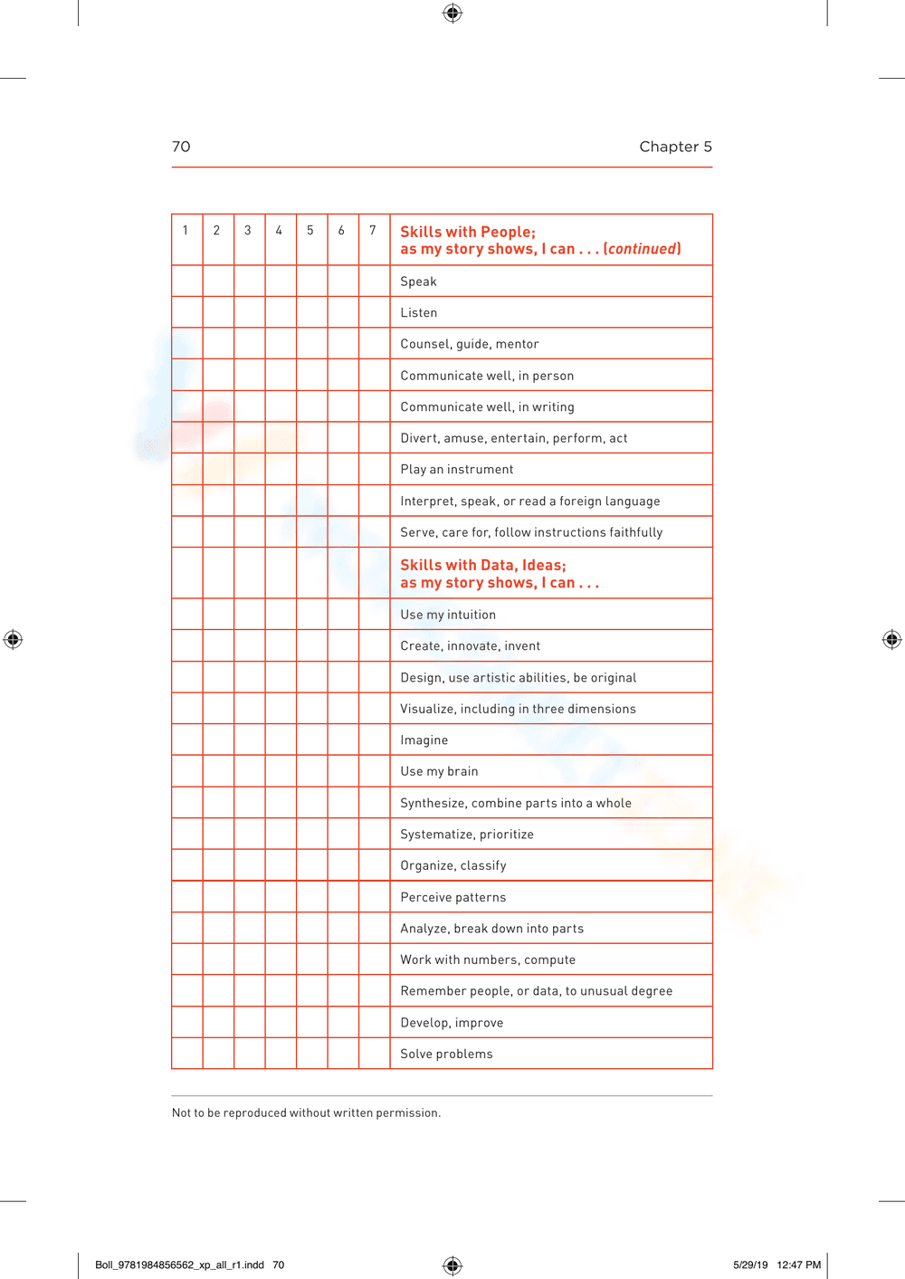 The Parachute Skills Grid: Building Life Skills - Page 2