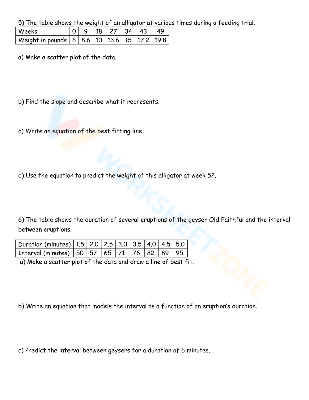 Updated Practice with Line of Best Fit - Page 3