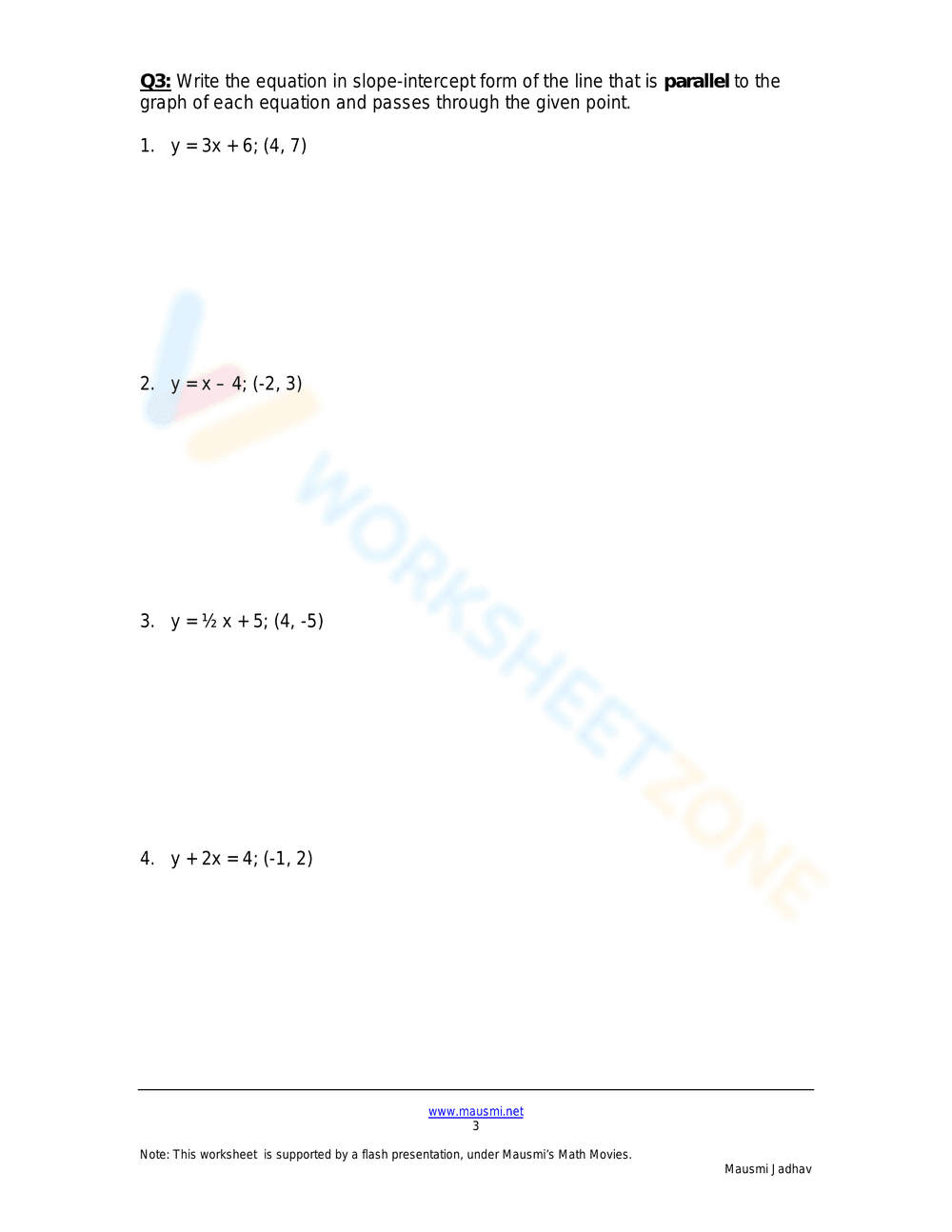 Updated Practice: Parallel & Perpendicular Lines - Page 3