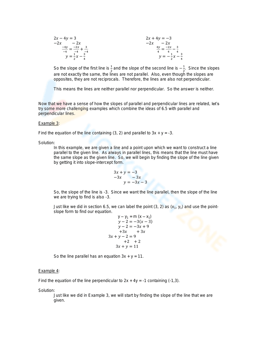 Parallel and Perpendicular Lines - Page 3