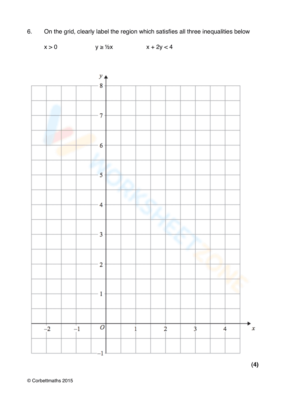 Graphing Systems of Linear Inequalities Worksheet - Page 6