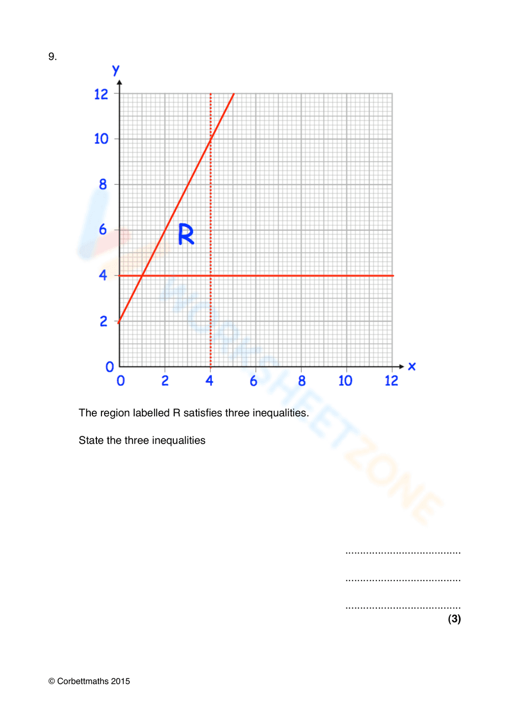Graphing Systems of Linear Inequalities Worksheet - Page 9