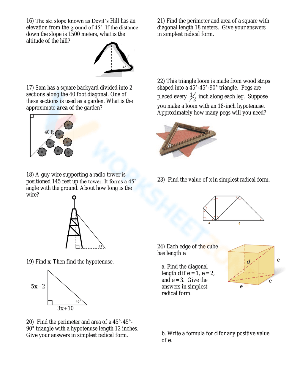 Explore 45-45-90 Triangle Properties - Page 2