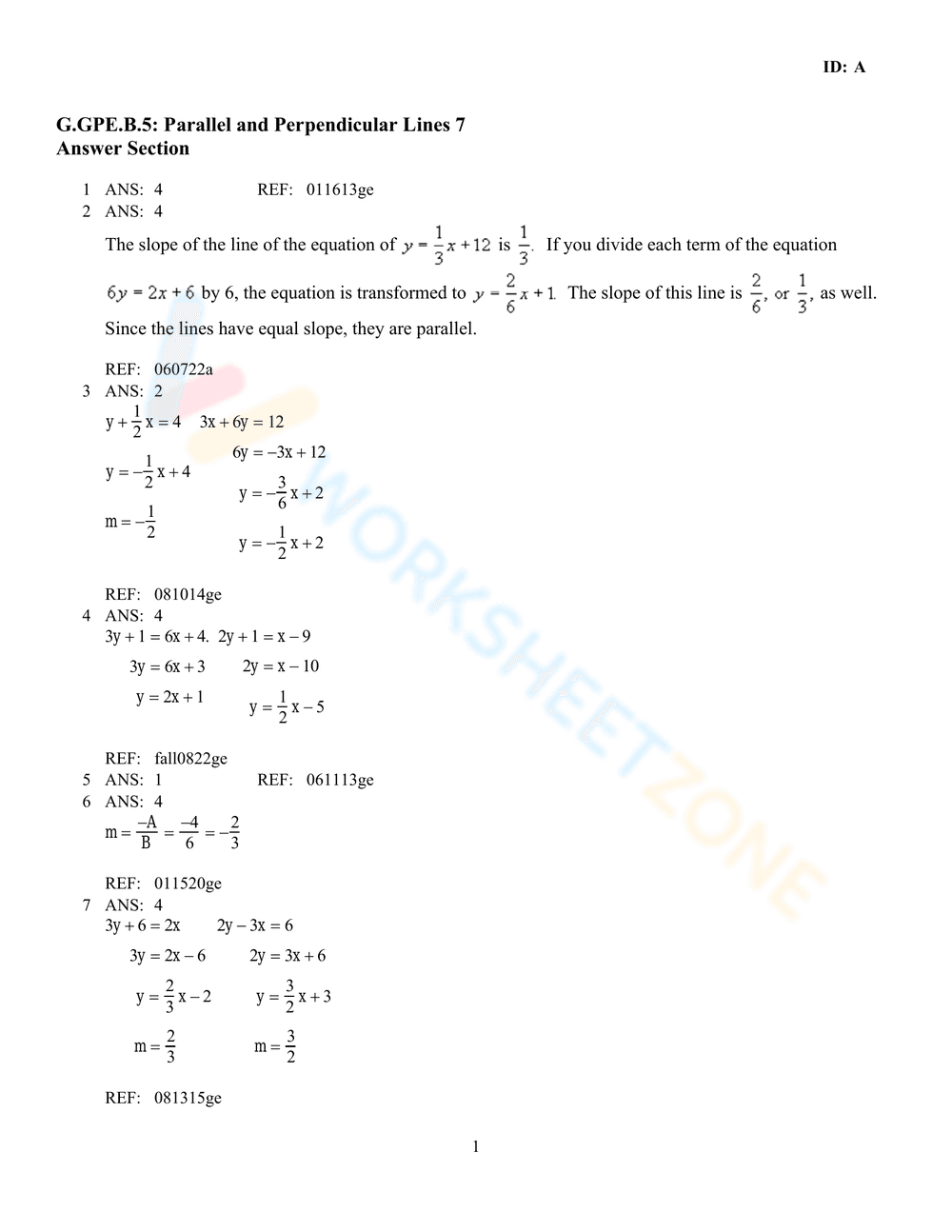 Working with Parallel and Perpendicular Lines - Page 3