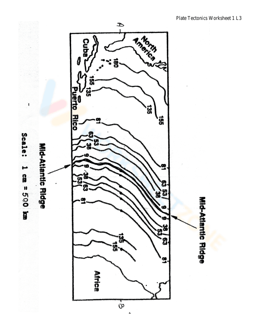 Sea Floor Spreading: Science Worksheet - Page 2