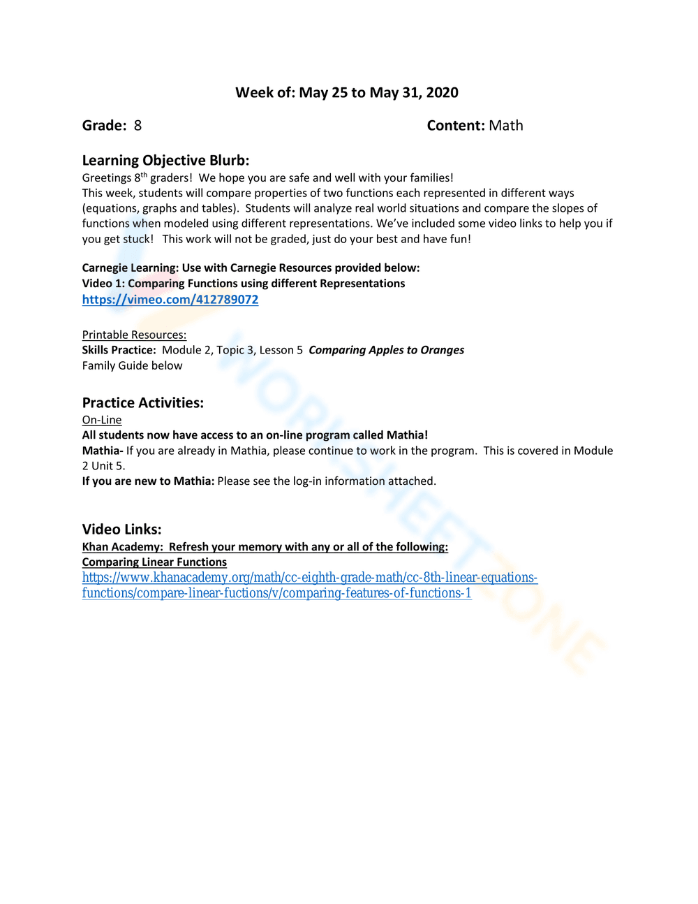 Comparing Functions with Representations - Page 1