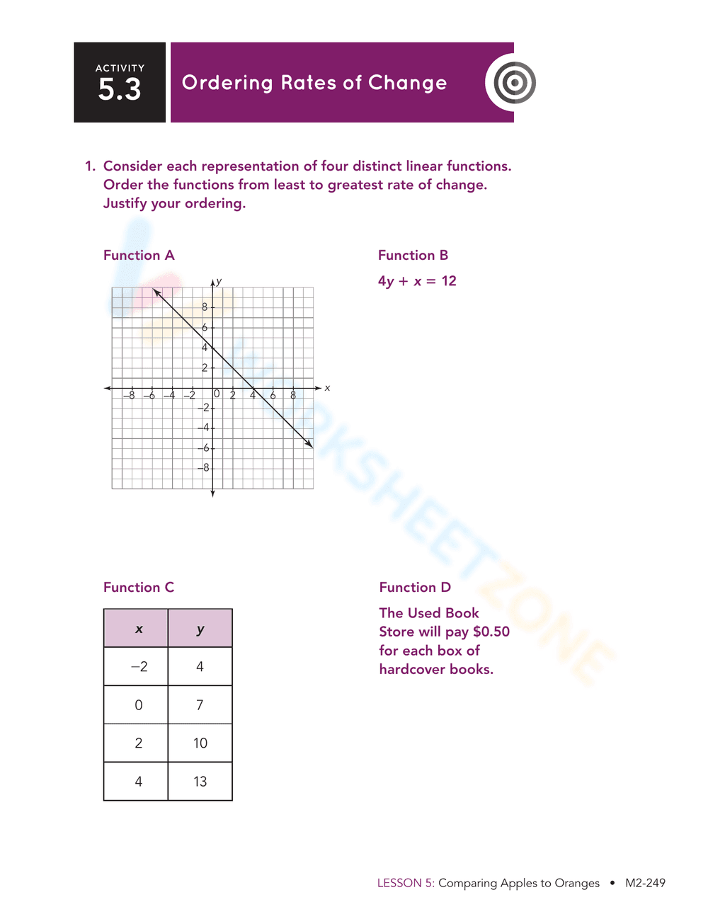Comparing Functions with Representations - Page 12