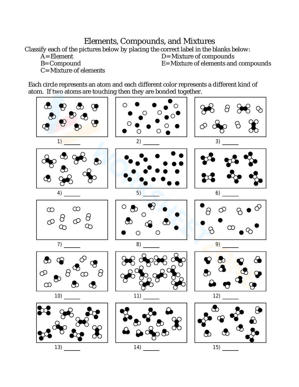 Updated Matter Classification Worksheet - Page 3