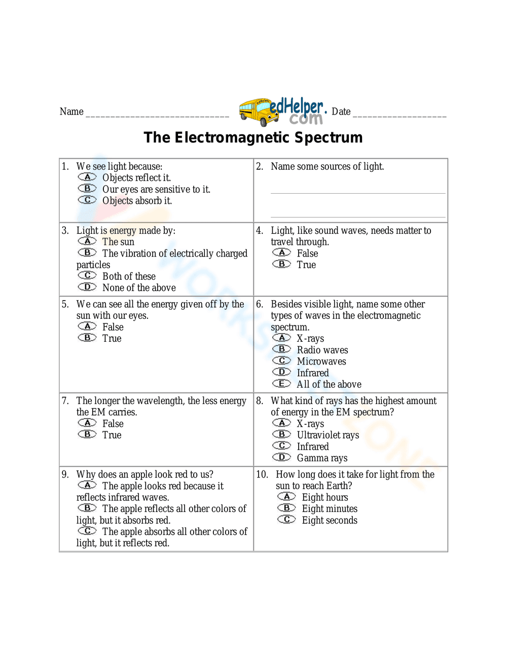 The Electromagnetic Spectrum - Page 10