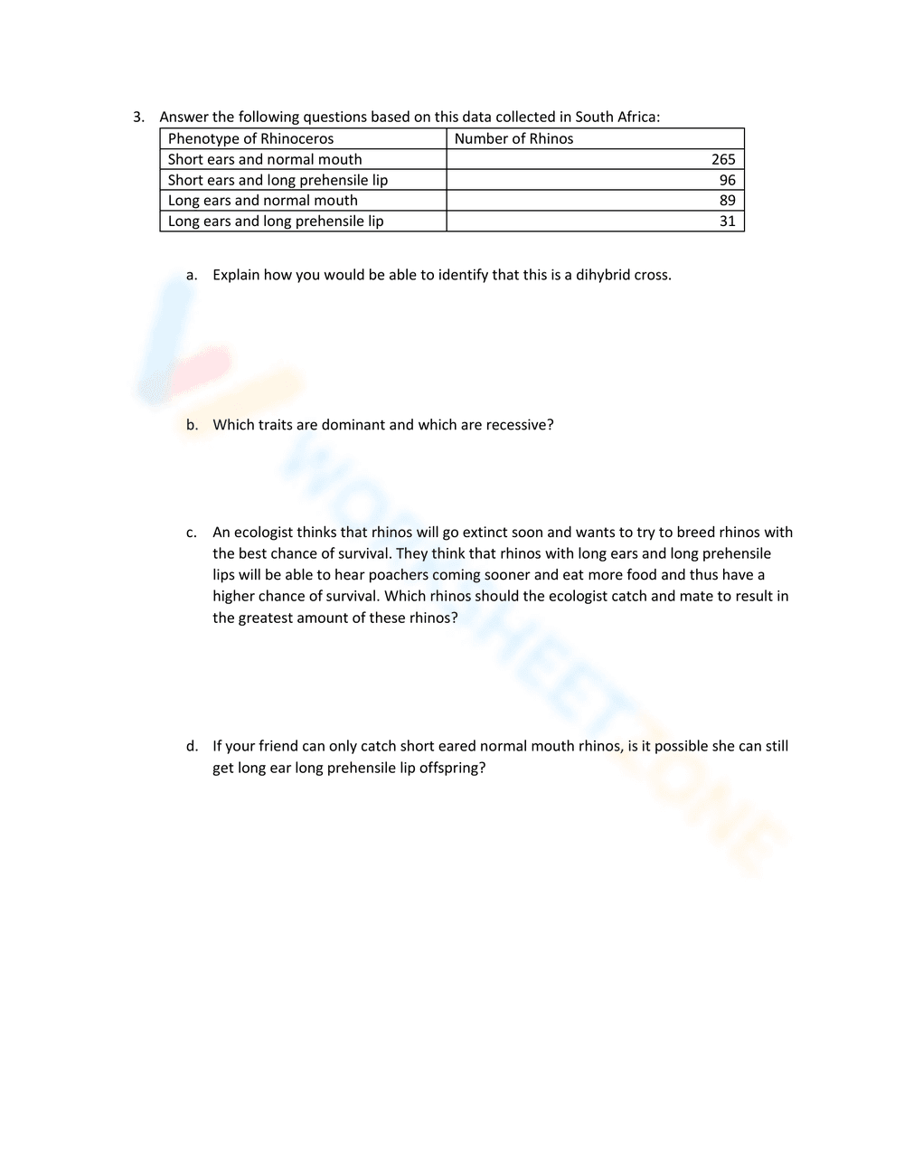 Understanding Dihybrid Cross - Page 3