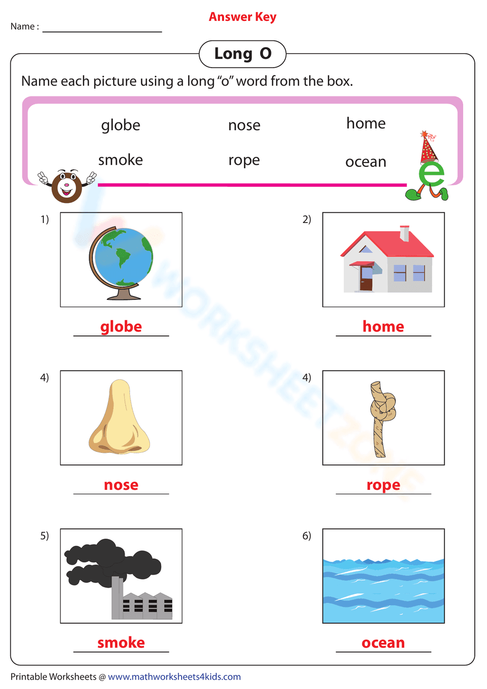Writing Long O Words - Page 2