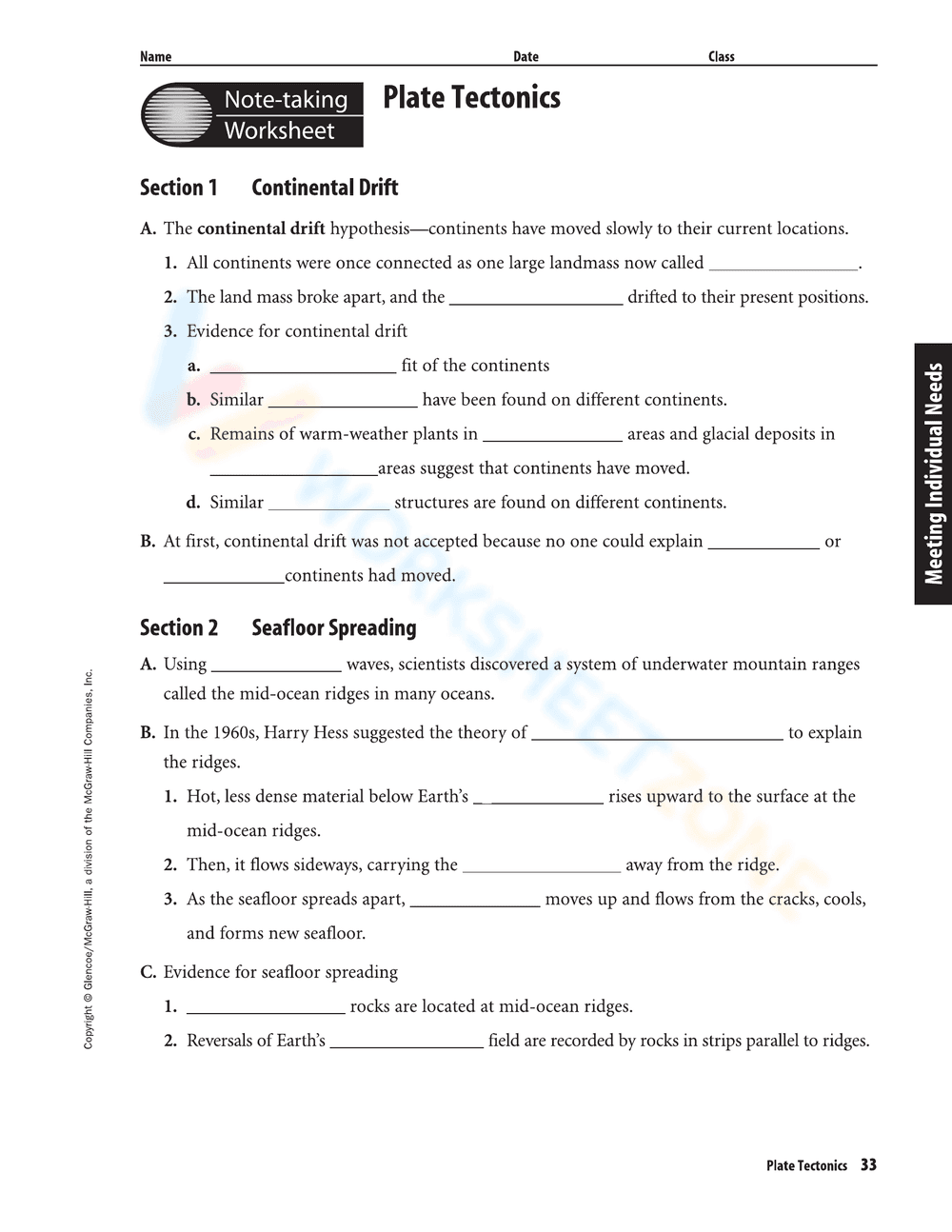 Understanding Seafloor Spreading - Page 3