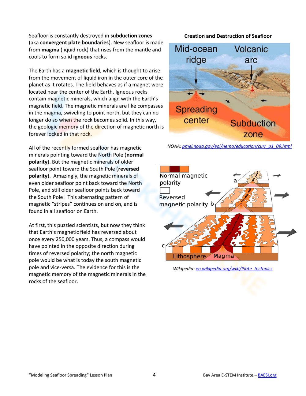 Modeling Seafloor Spread - Page 4