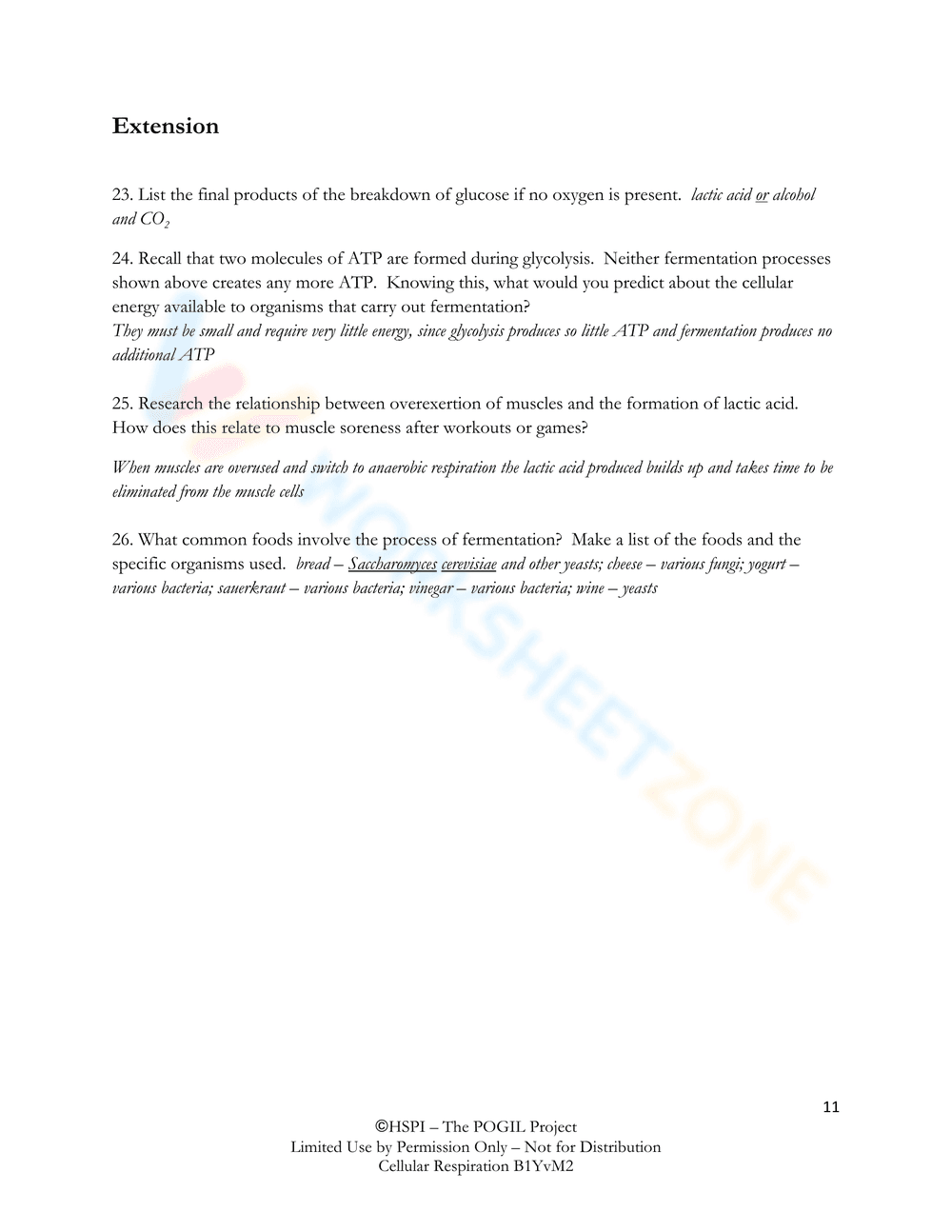 Understanding Cellular Respiration - Page 11