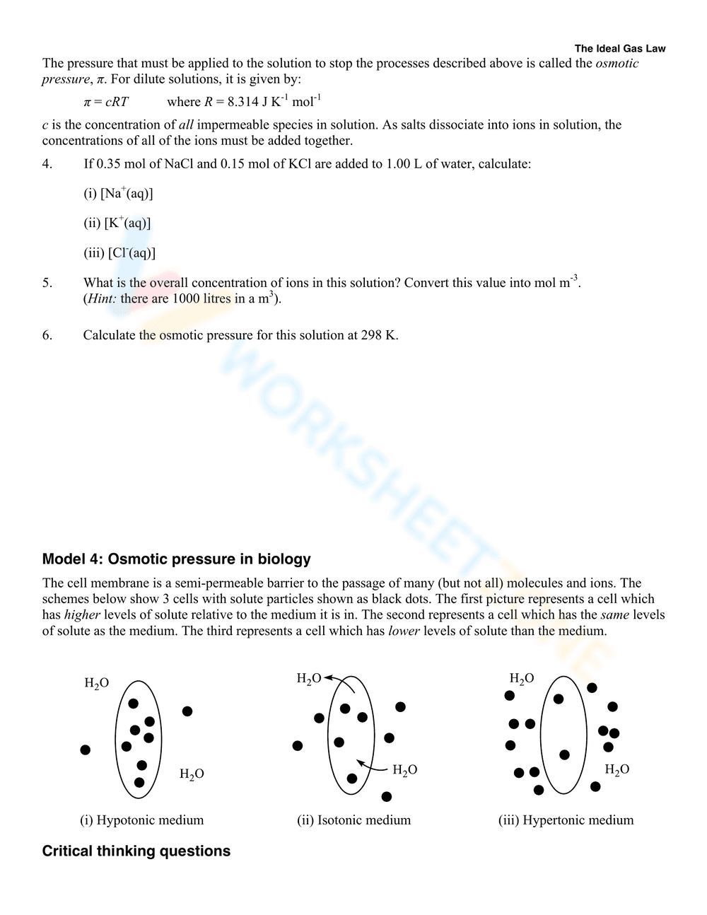 Understand the Ideal Gas Law - Page 5