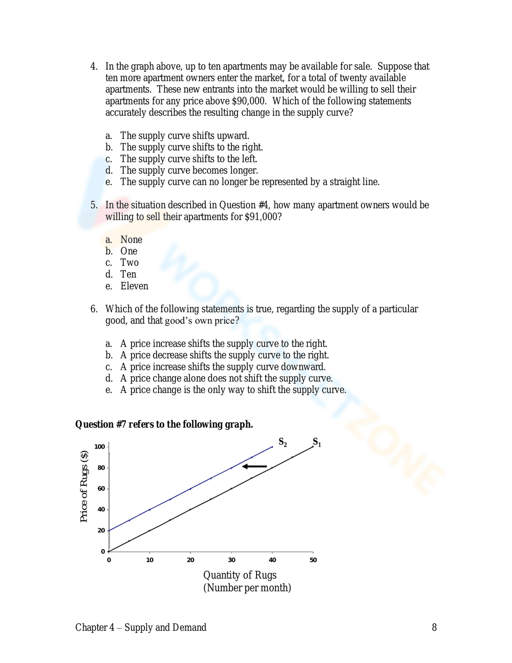 Supply and Demand: Updated Practice - Page 8