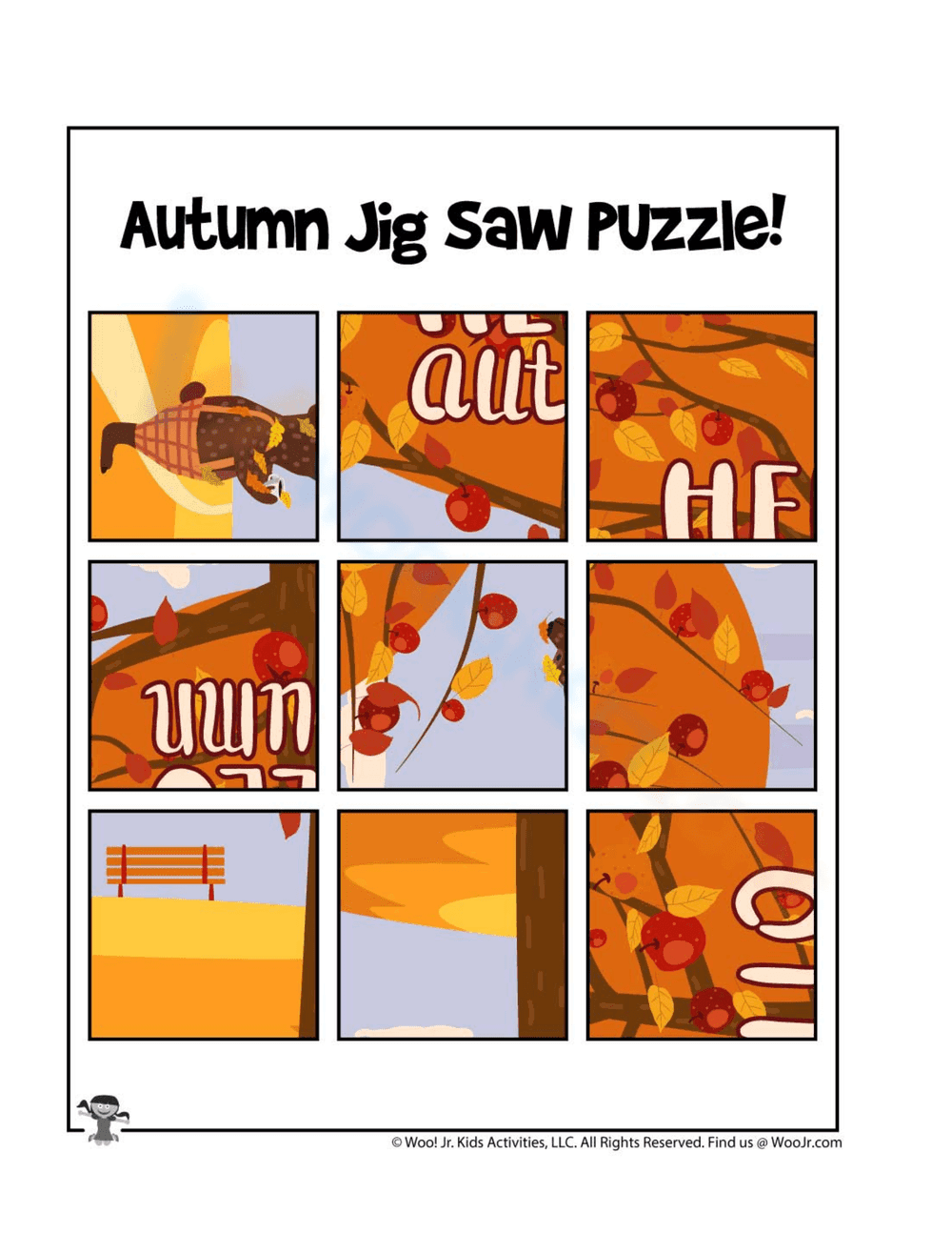 Solve the Autumn Jig-Saw Puzzle - Page 1