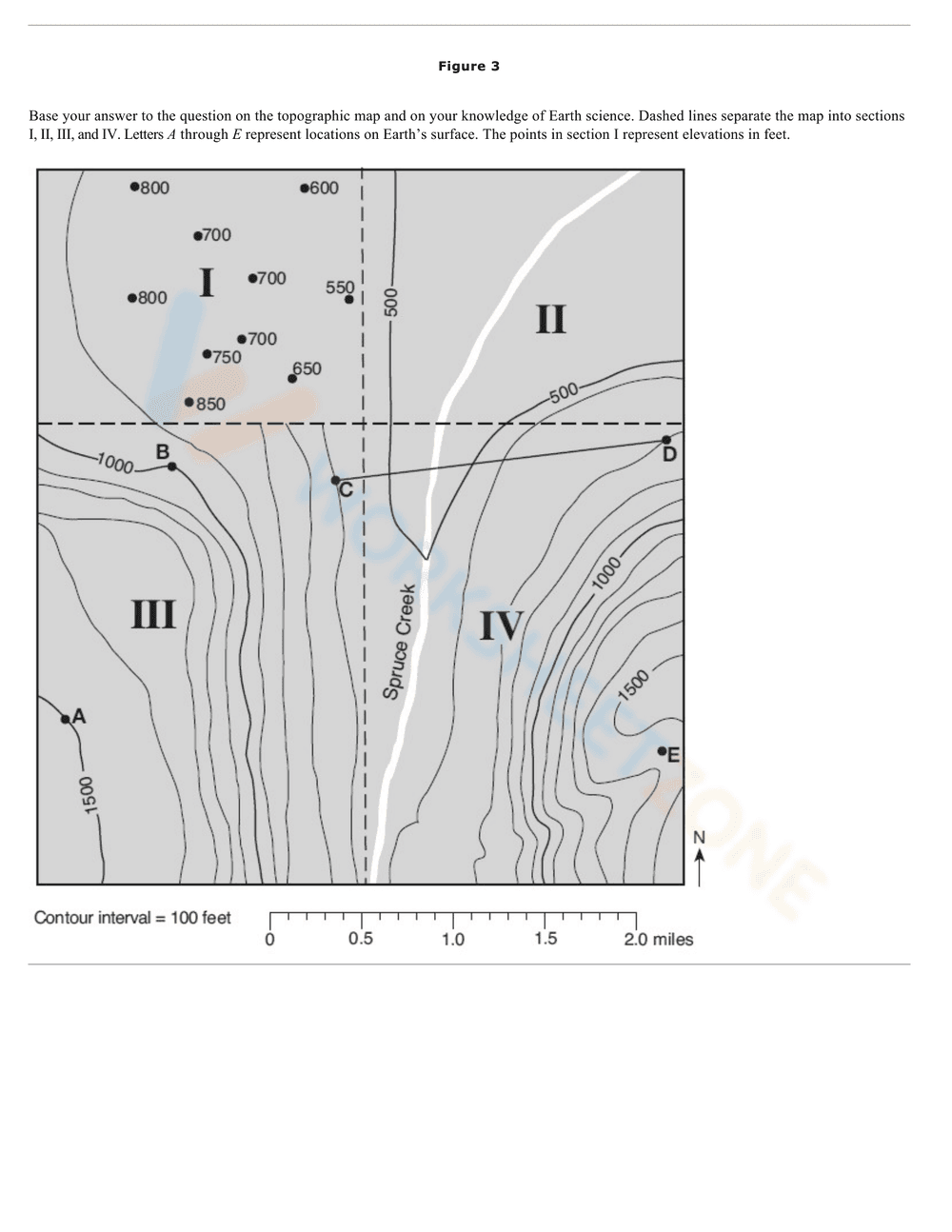 Comprehensive Topographic Maps Worksheet - Page 4