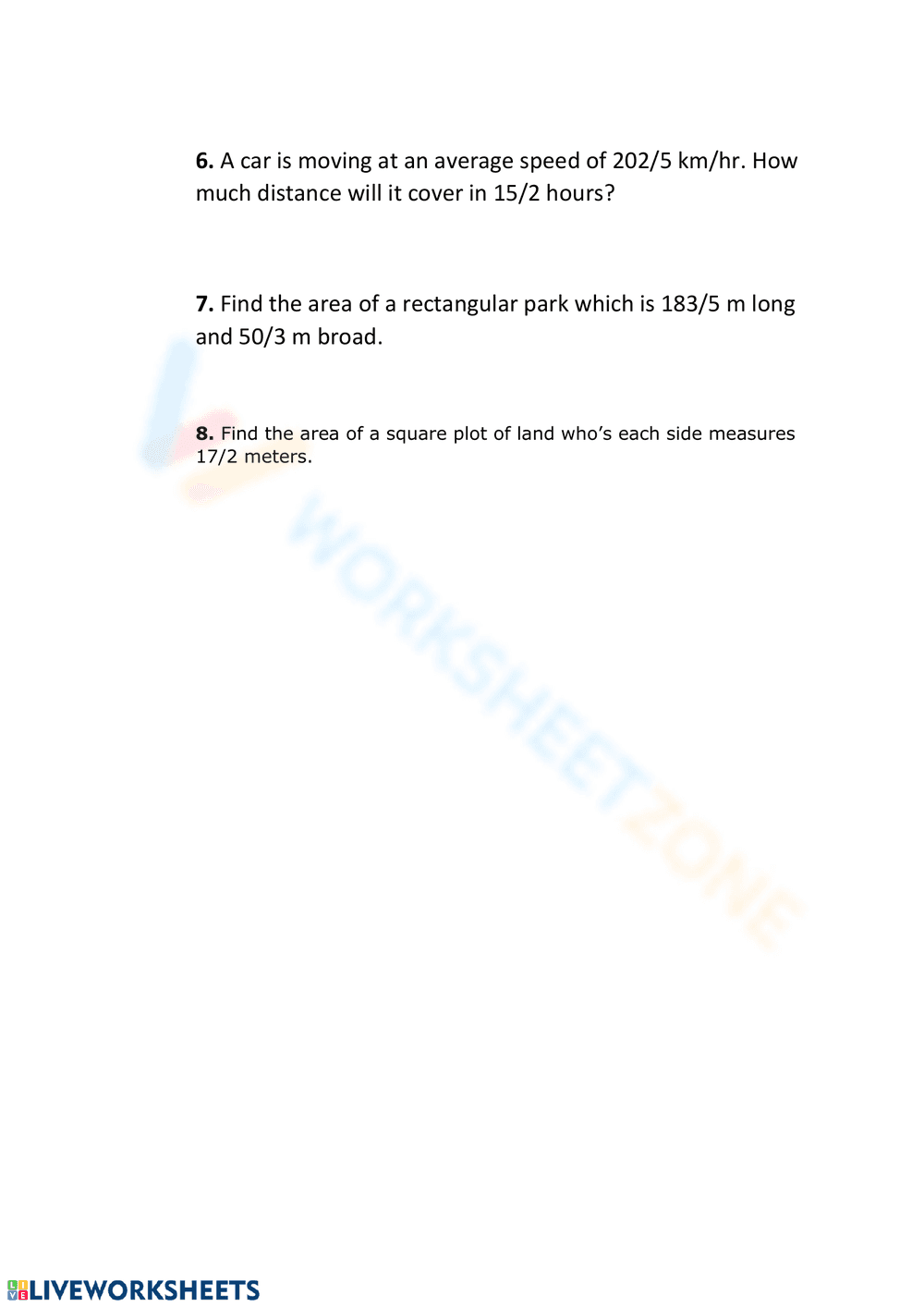 Rational Number Explorations Worksheet - Page 2