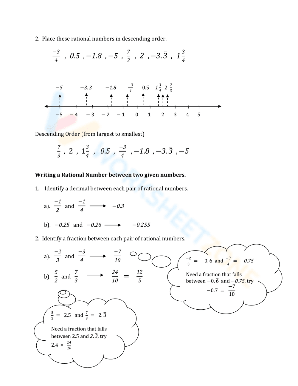 What is a Rational Number? - An Exploration - Page 4