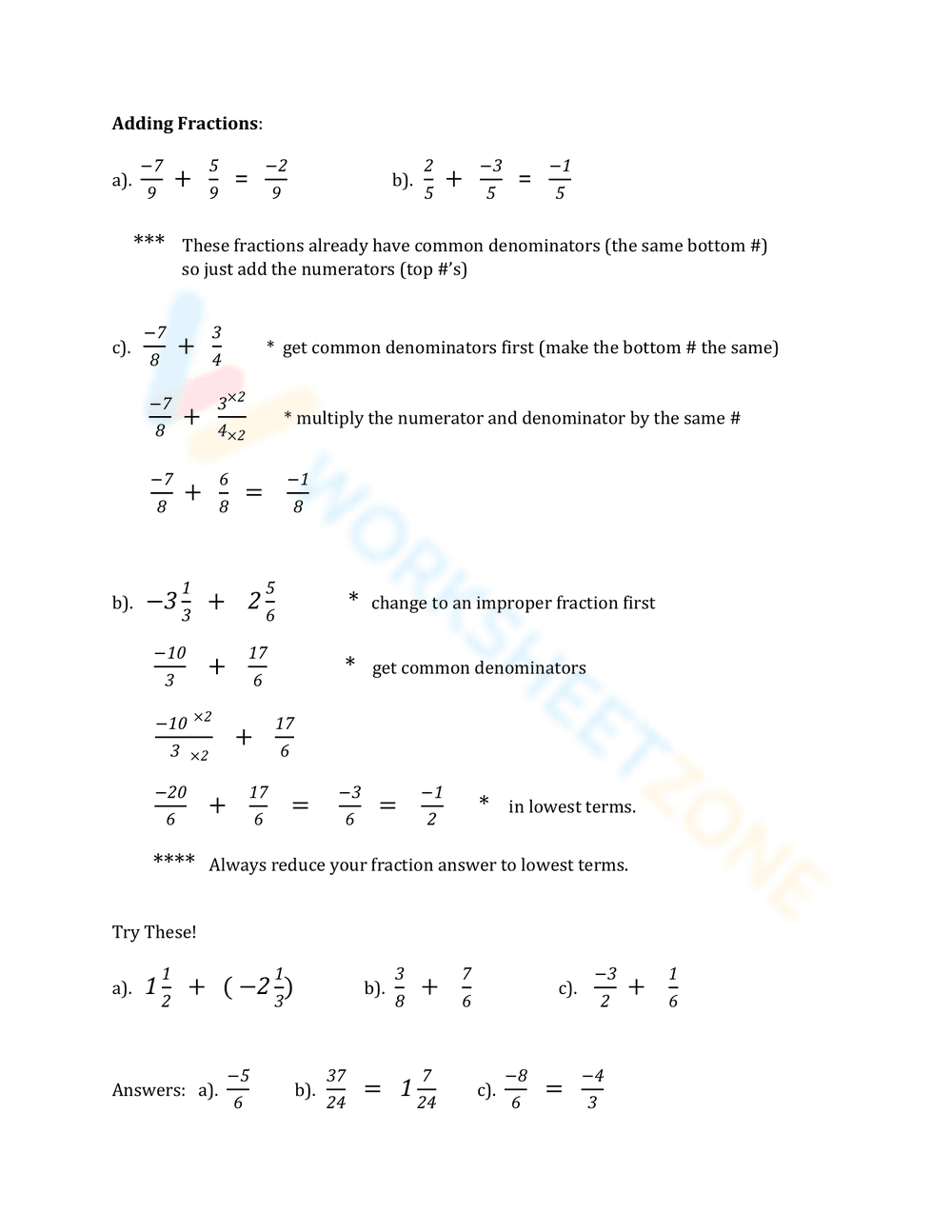What is a Rational Number? - An Exploration - Page 7