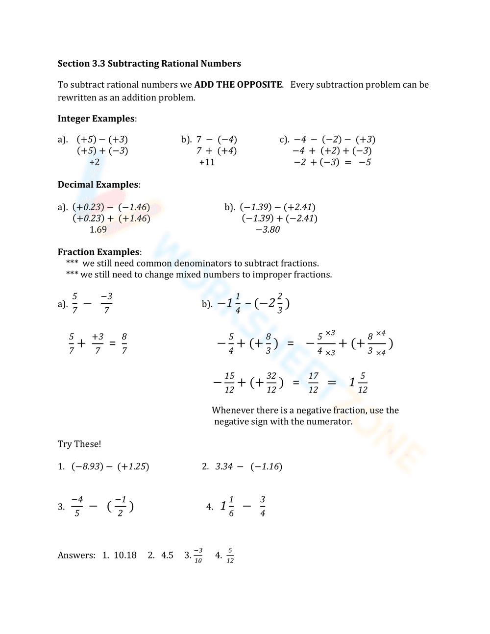 What is a Rational Number? - An Exploration - Page 9