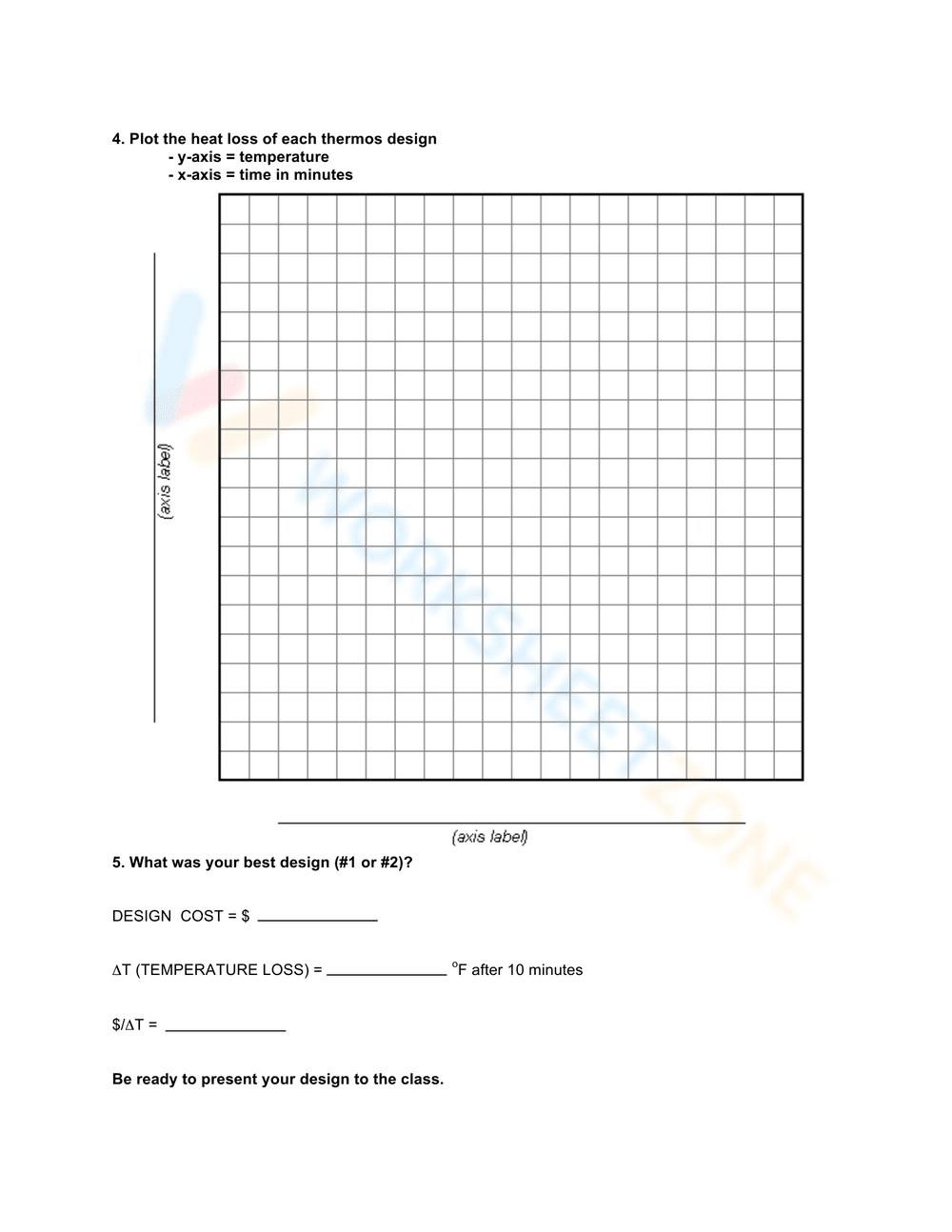 Updated Thermodynamics Worksheet 2: Advanced - Page 5