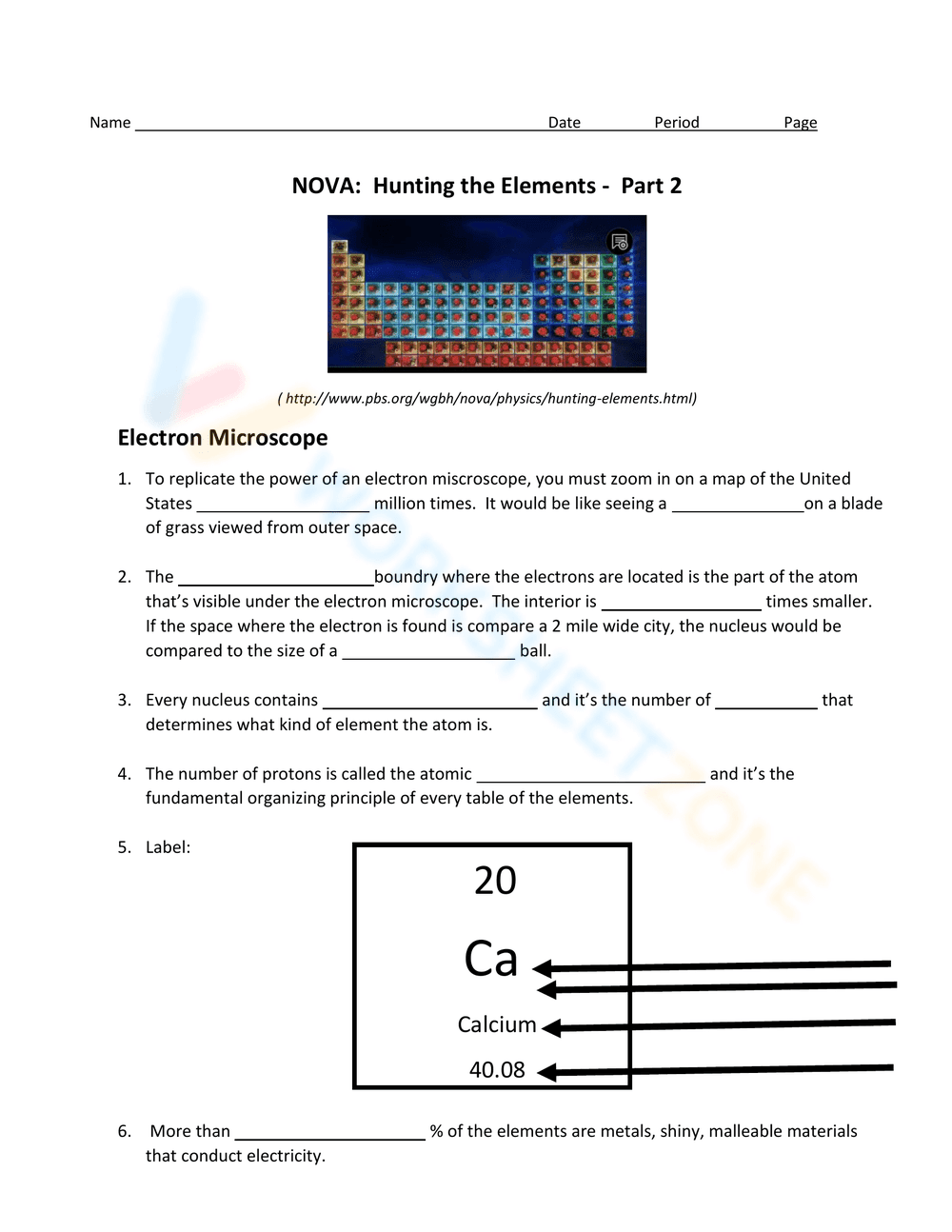 Hunting the Elements 4: Exploring Chemical Reactions - Page 1