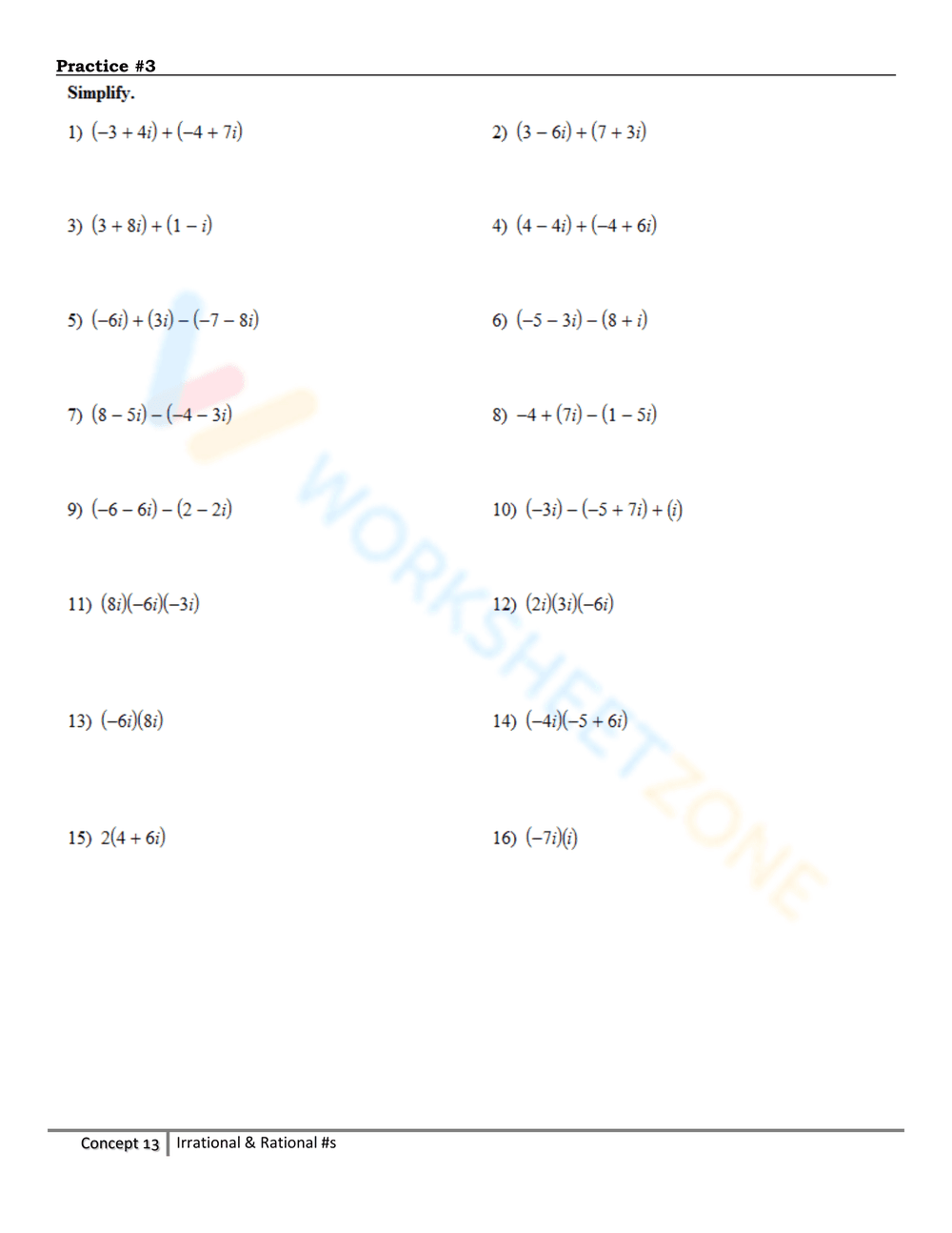 Rational & Irrational Numbers - Page 14