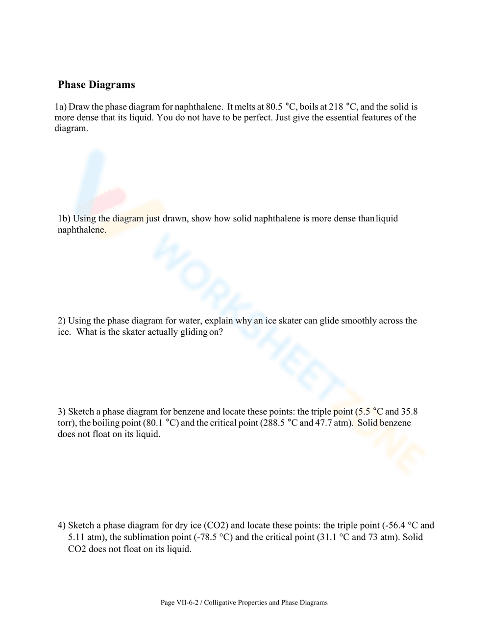 Solutions: Colligative Properties and Phase Diagrams - Page 2